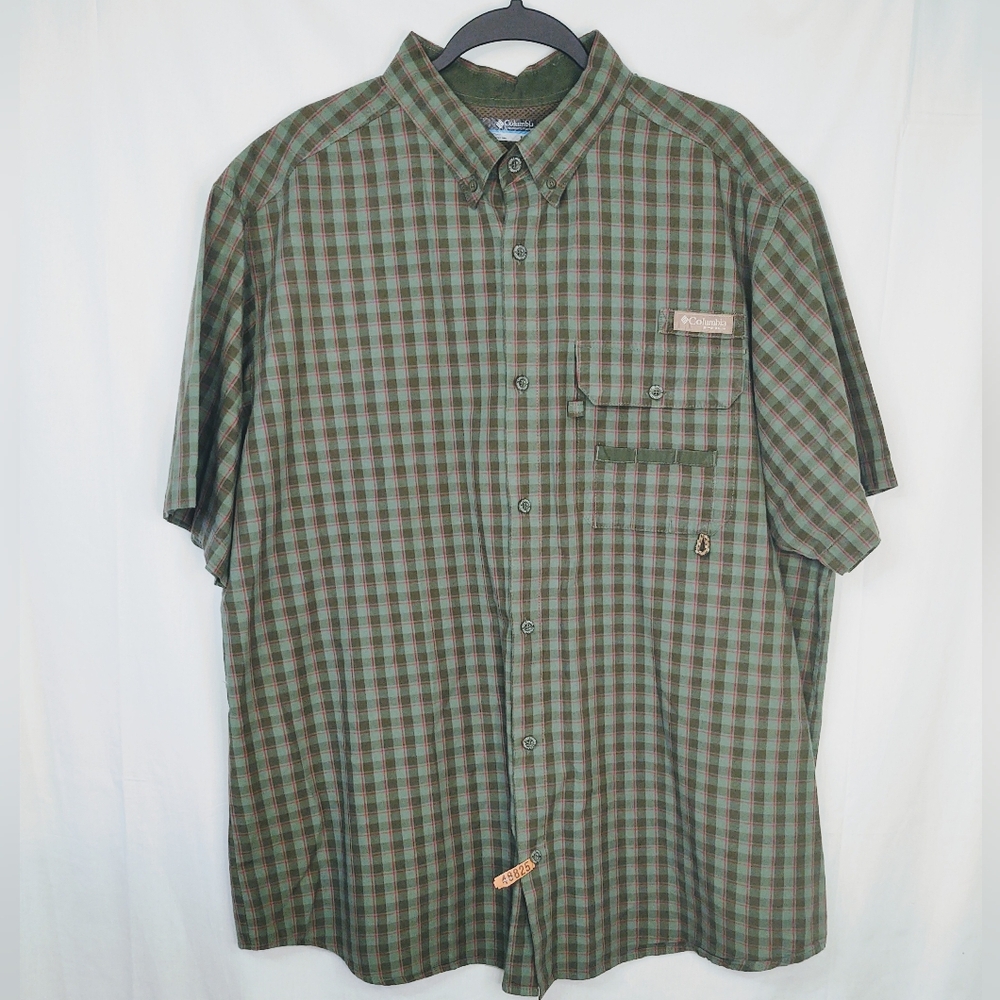 Columbia PHG Short Sleeve Button Up Shirt XL